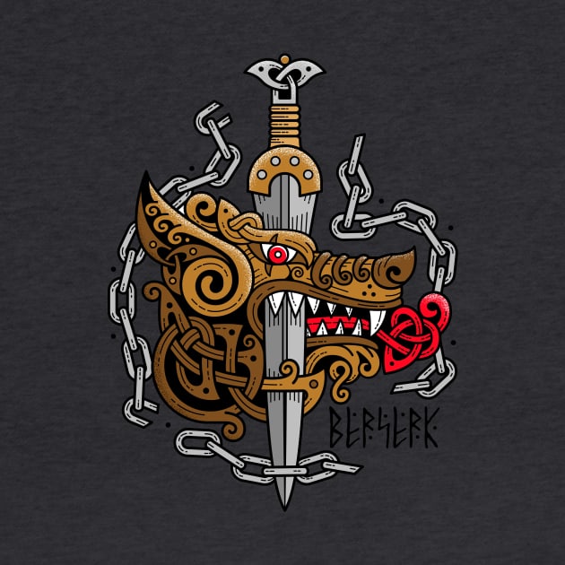 Viking Metal - Celtic Dragon and Sword by VikingMetalMerch